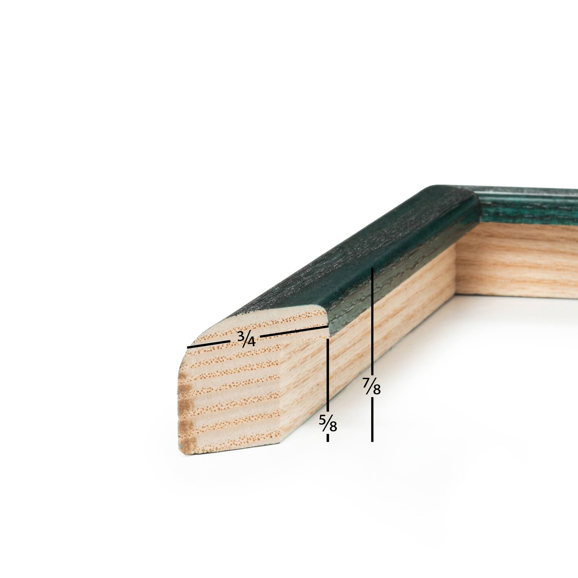 Frame USA Economy Dark Green Single Image Picture Frame